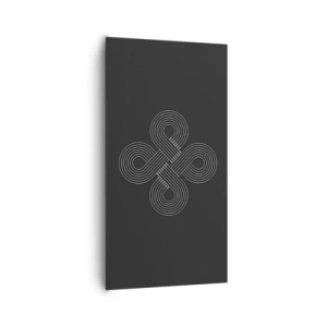 Lærredstryk - Billede på lærred - I den keltiske ånd - 65x120 cm