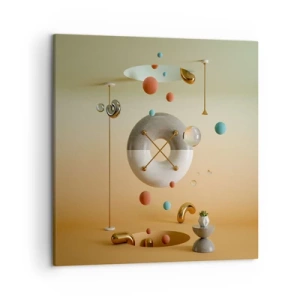 Lærredstryk - Billede på lærred - Alt kan ske - 50x50 cm