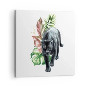 Lærredstryk - Billede på lærred - Vild i hjertet - 50x50 cm