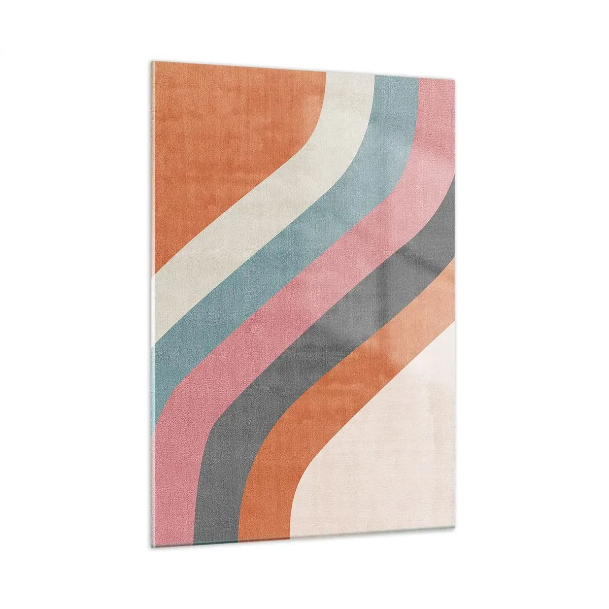 Billede på glas - Diagonal komposition - bevægelse - 50x70 cm