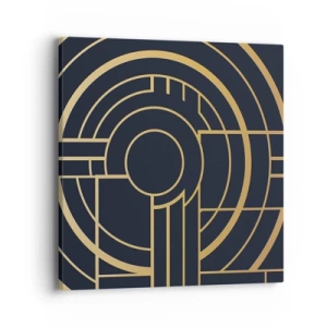 Lærredstryk - Billede på lærred - At vende tingene på hovedet - 40x40 cm