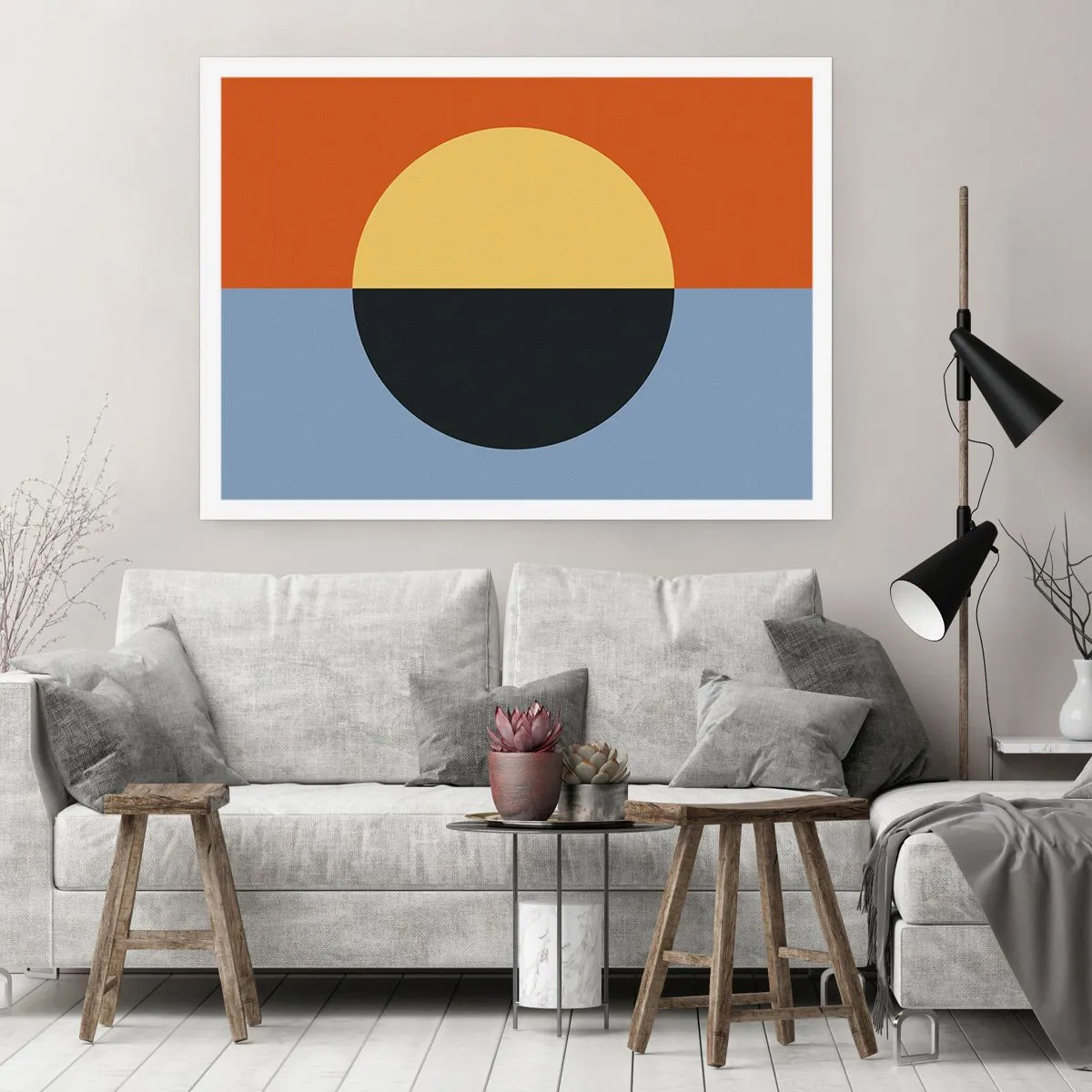 Plakat - En sammensætning af varme og kølighed - 91x61 cm