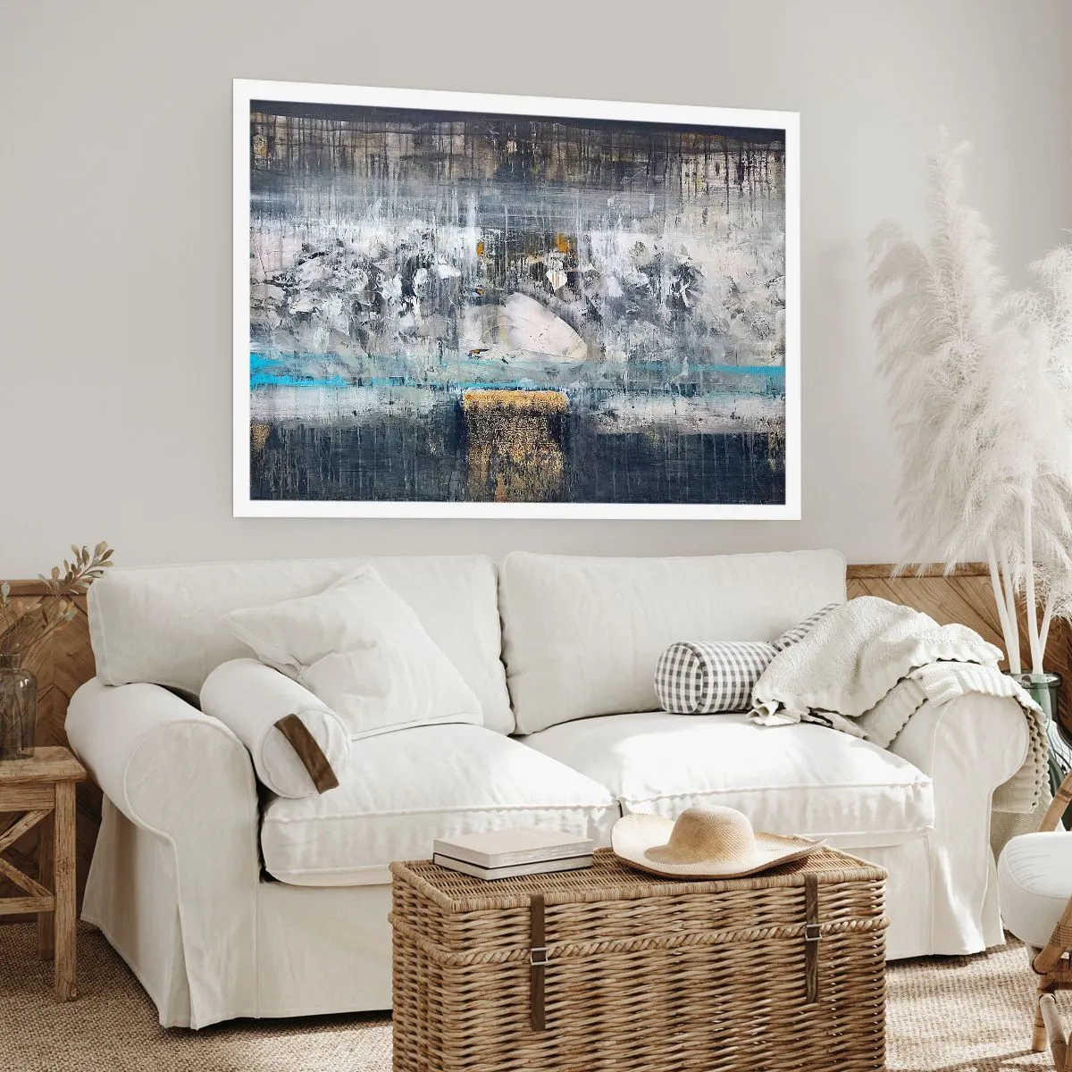 Plakat - Som på is, som på fortovet - 70x50 cm