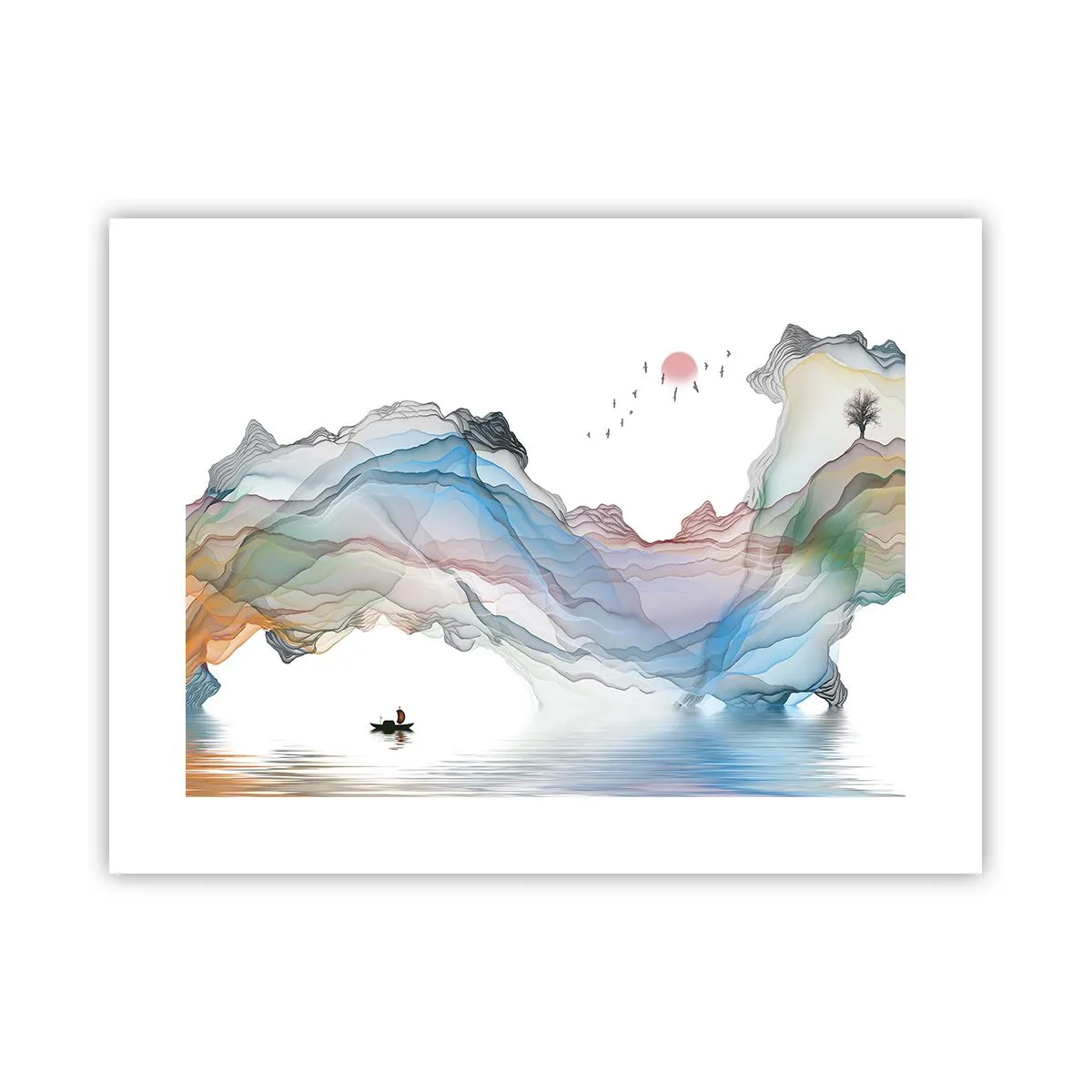 Plakat - Mod krystalbjergene - 40x30 cm