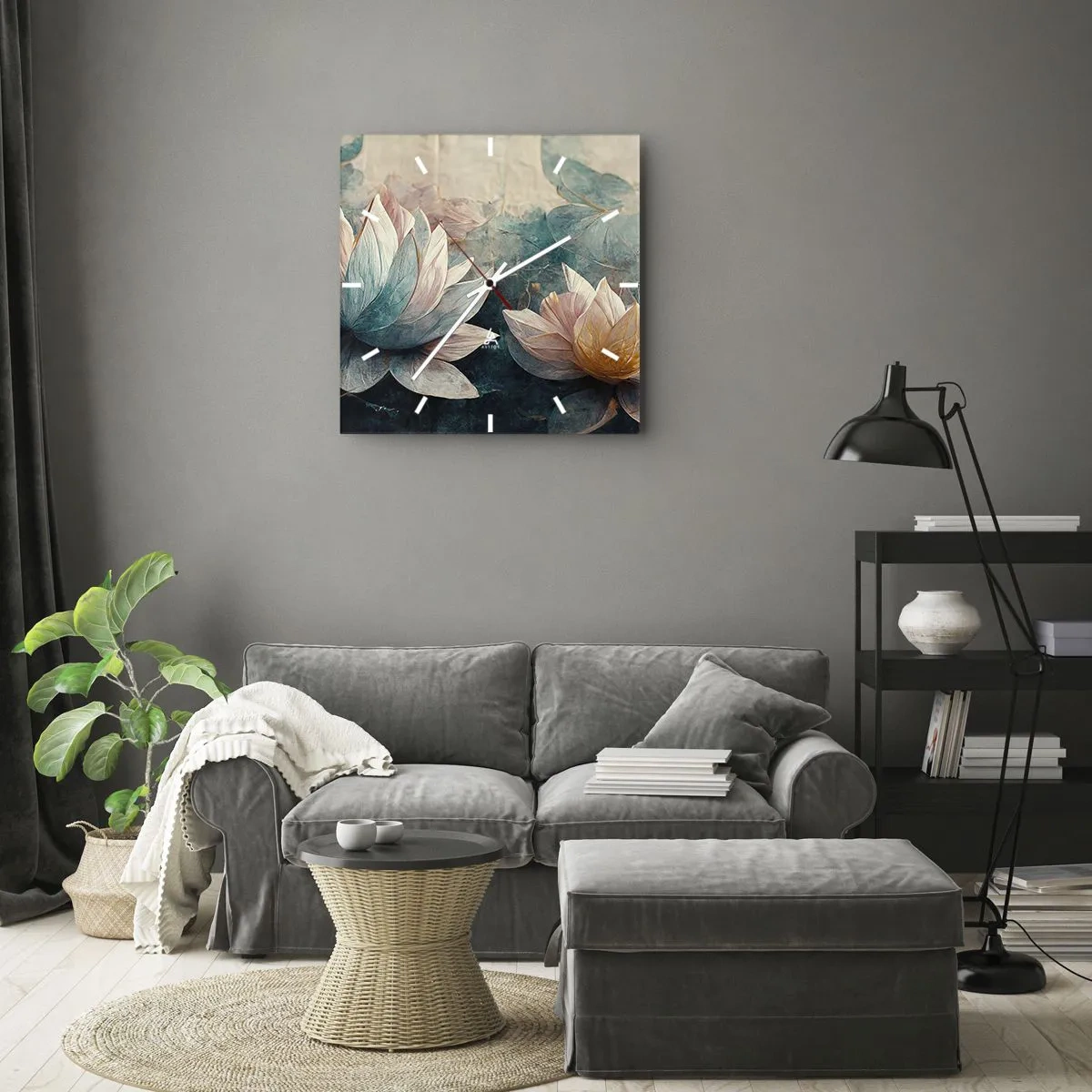 Vægur, Uret - Søens stjerner - 40x40 cm