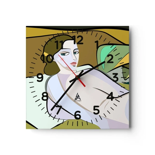 Vægur, Uret - Intimt portræt - 30x30 cm