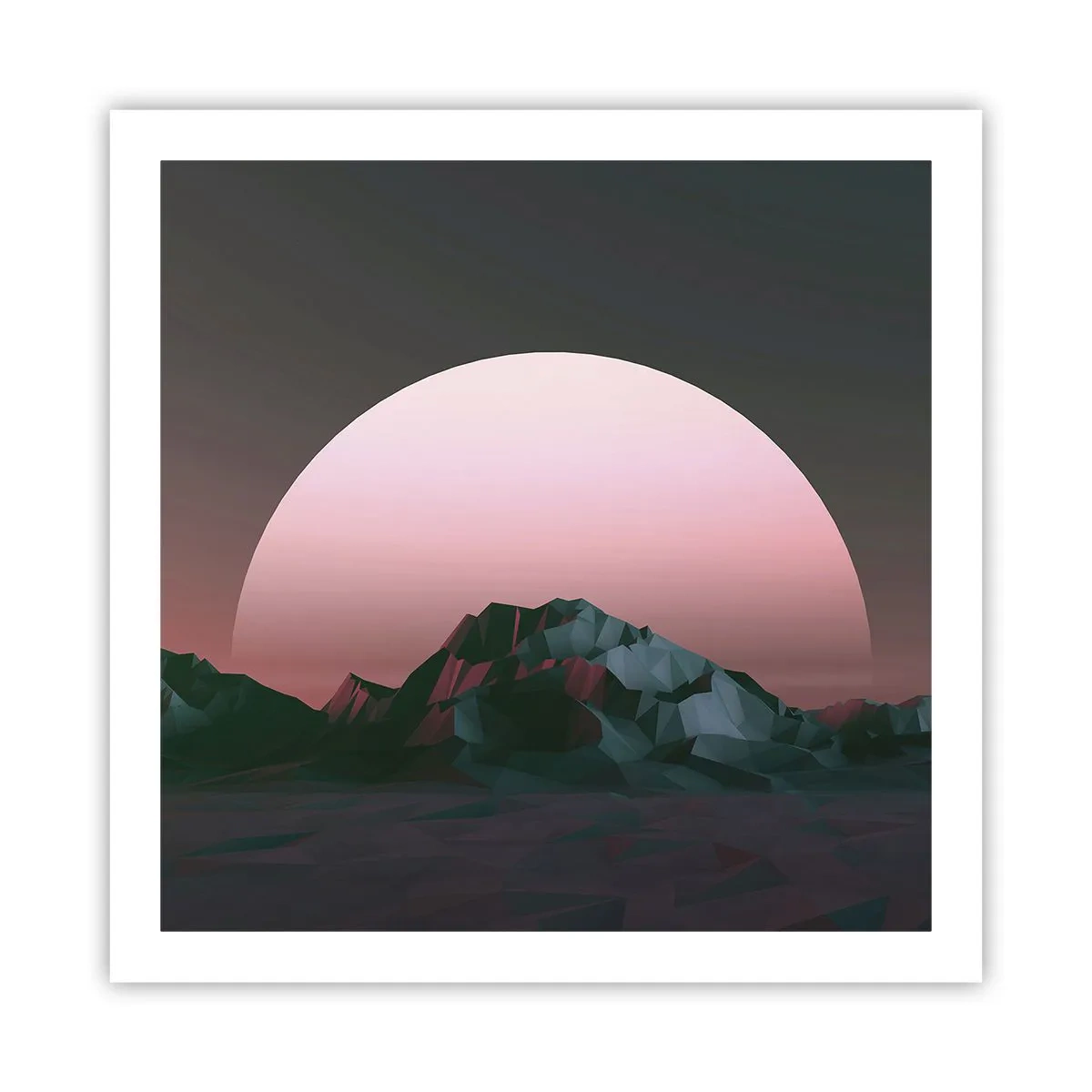 Plakat - I en nabogalakse - 60x60 cm