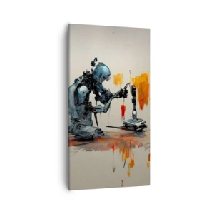 Lærredstryk - Billede på lærred - Kommer i morgen... - 55x100 cm