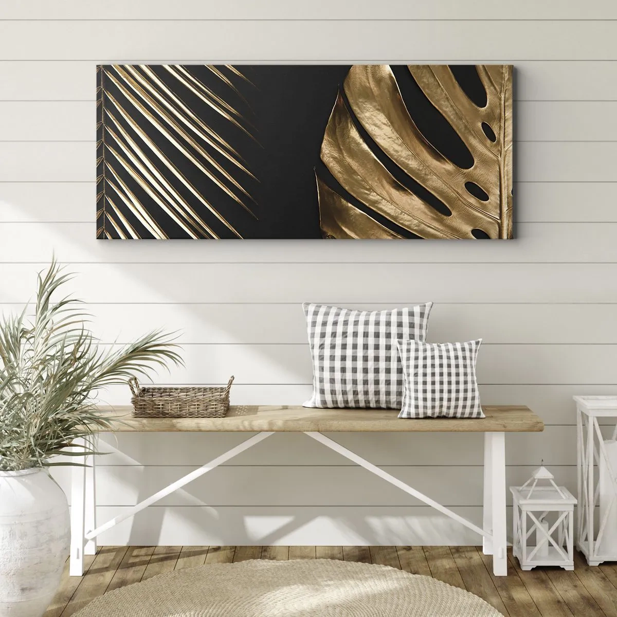 Lærredstryk - Billede på lærred - Forskellige, og lige dyre - 100x40 cm
