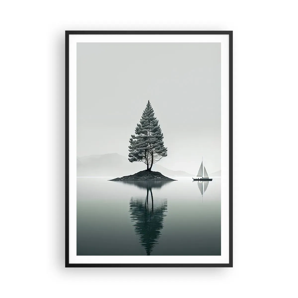 Plakat i sort ramme - En drøm - 70x100 cm