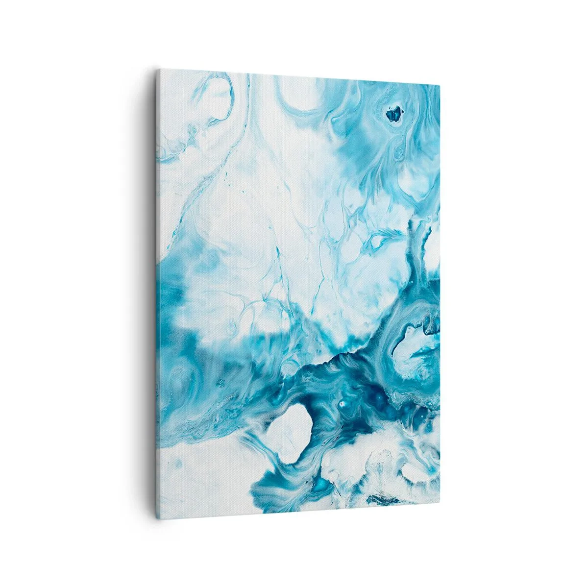 Lærredstryk - Billede på lærred - Blå koncert - 50x70 cm