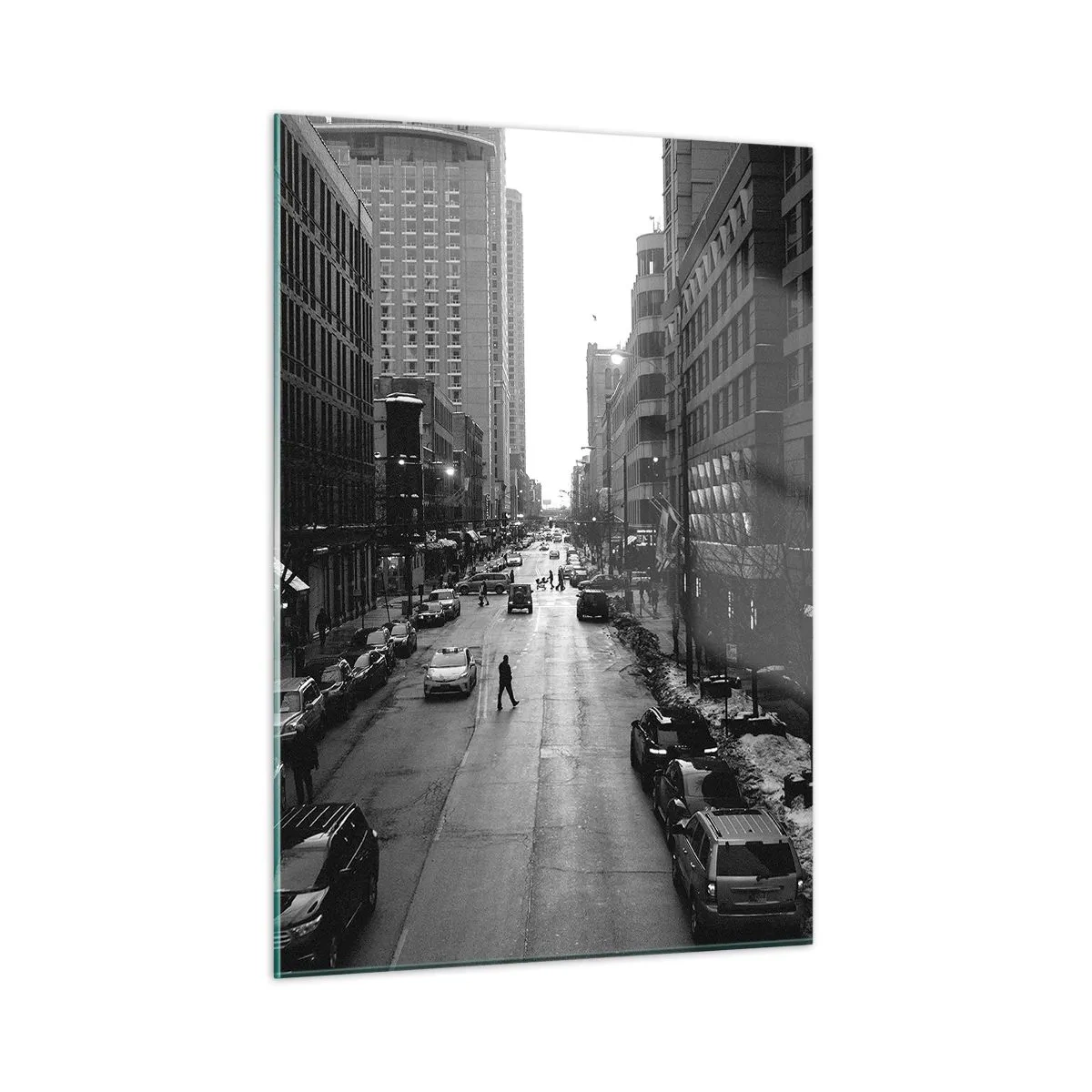 Billede på glas - Endnu en dag som hver dag - 50x70 cm