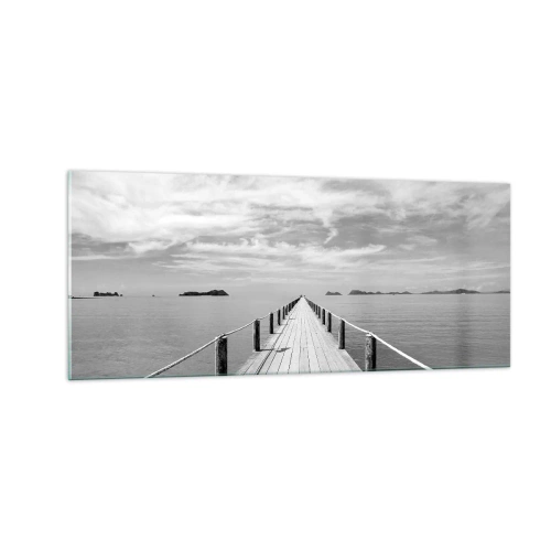 Billede på glas - Eller måske en rejse... - 100x40 cm