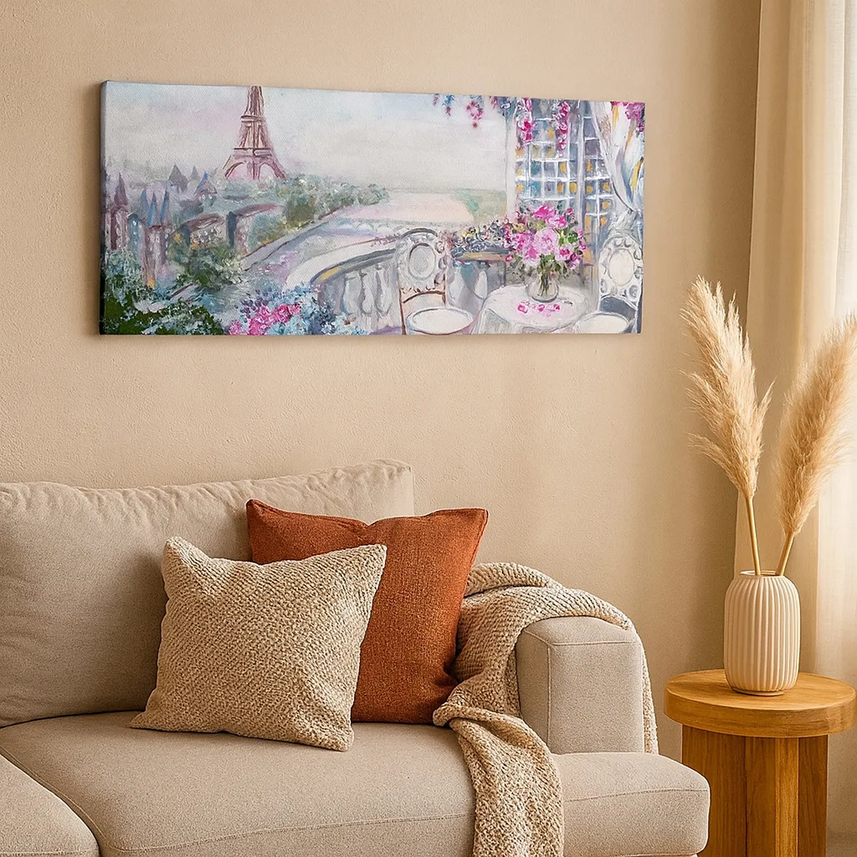 Lærredstryk - Billede på lærred - Smukkest her i maj - 30x30 cm