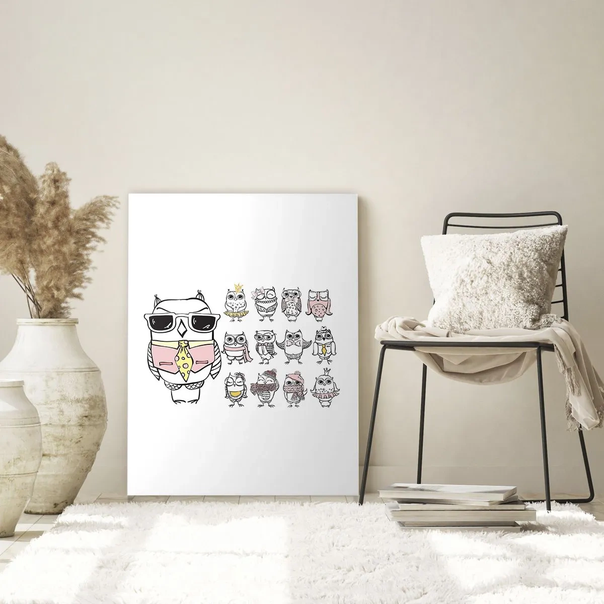 Billede på glas - Så mange roller at spille - 70x100 cm