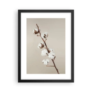 Plakat i sort ramme - Ved kilden til blødhed - 30x40 cm