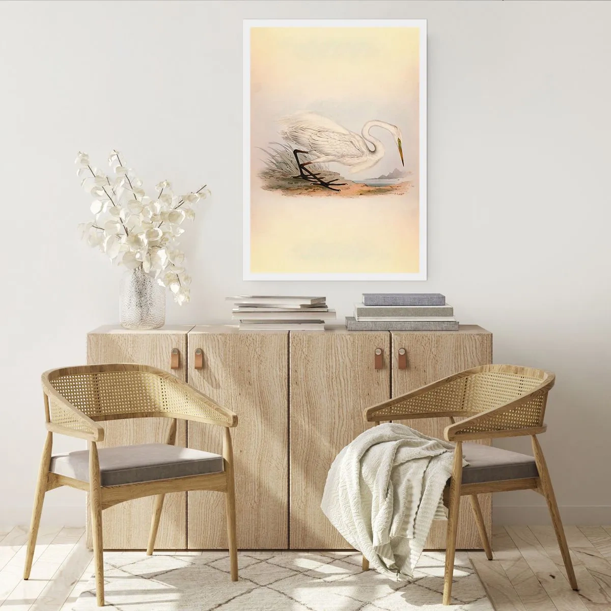 Plakat - Dame på sivene - 40x50 cm