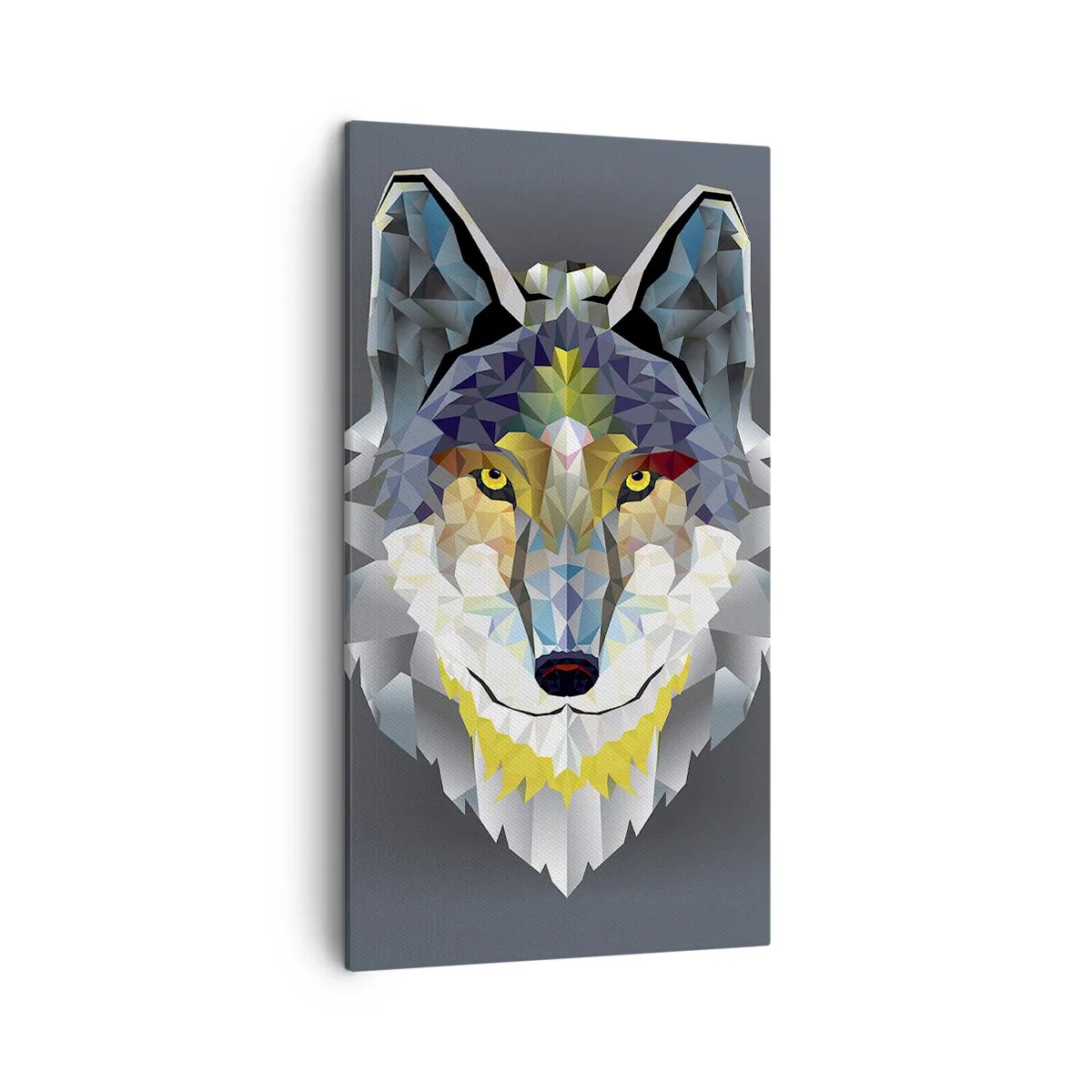 Lærredstryk - Billede på lærred - Når vi taler om ulven - 45x80 cm