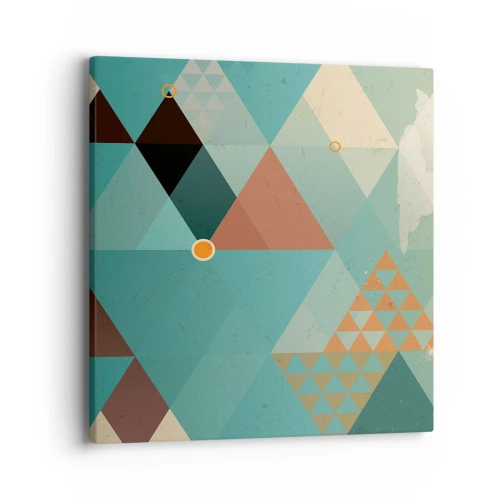 Lærredstryk - Billede på lærred - Enhed af mangfoldighed, mangfoldighed af enhed - 40x40 cm