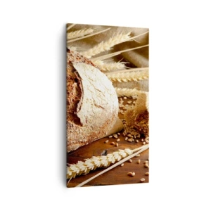 Lærredstryk - Billede på lærred - Appetitlig, velduftende, sprød - 45x80 cm