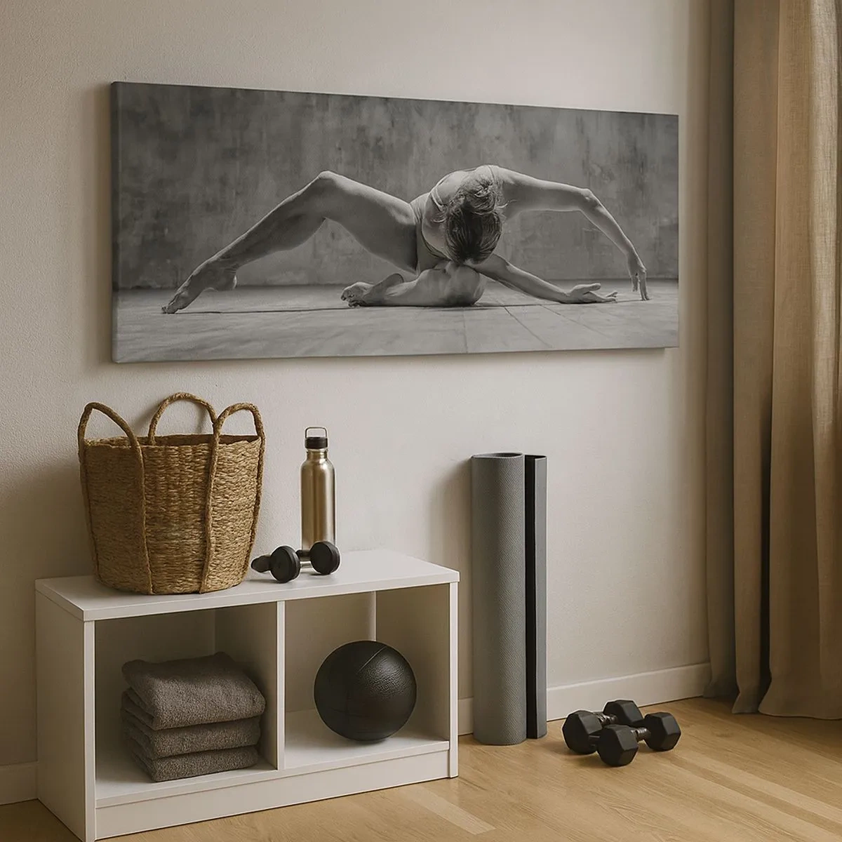 Lærredstryk - Billede på lærred - Symmetri fundet - 100x40 cm