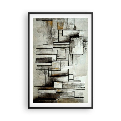 Plakat i sort ramme - Enkelthedens kraft - 61x91 cm