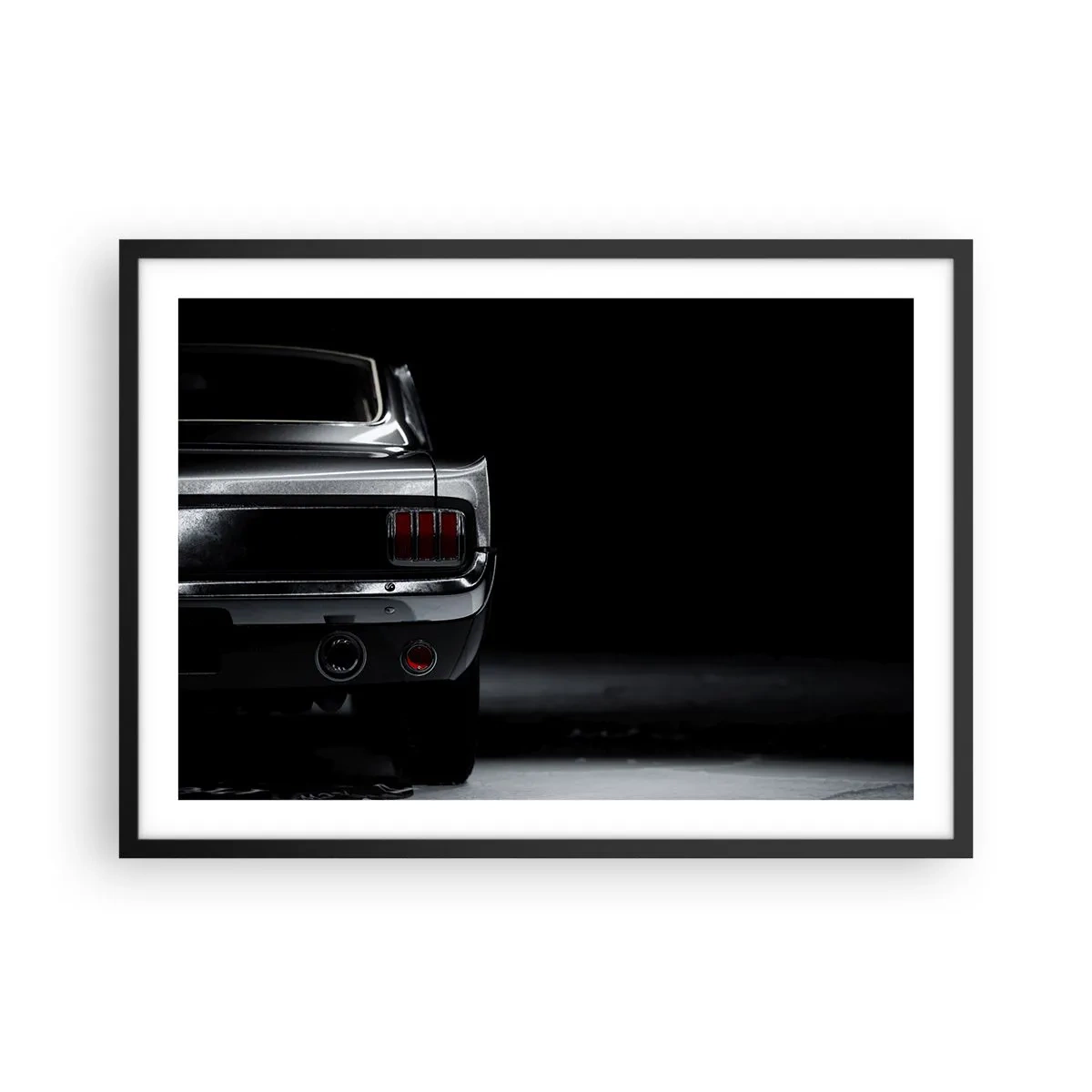 Plakat i sort ramme - Klassisk charme - 70x50 cm