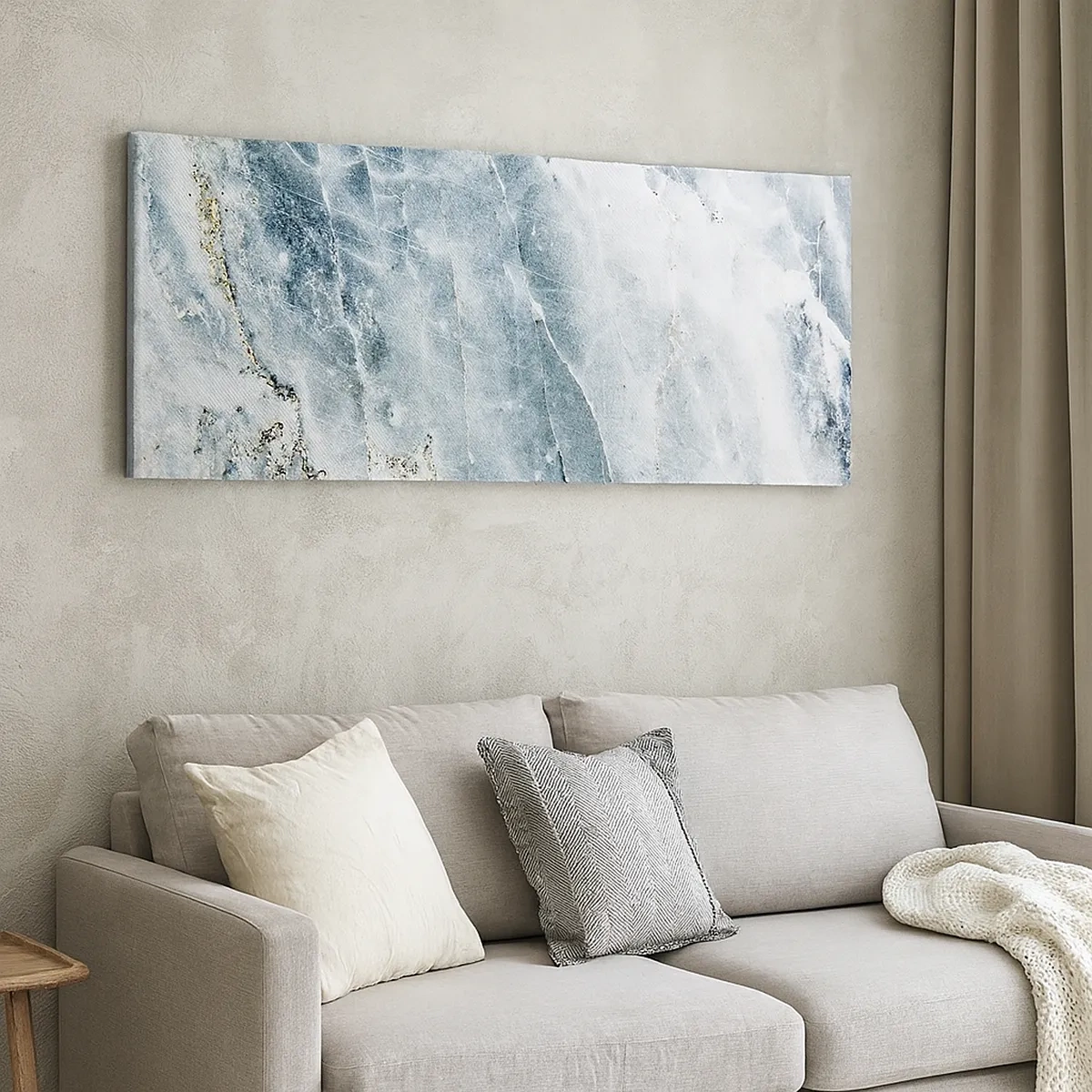 Lærredstryk - Billede på lærred - Isverden - 30x30 cm