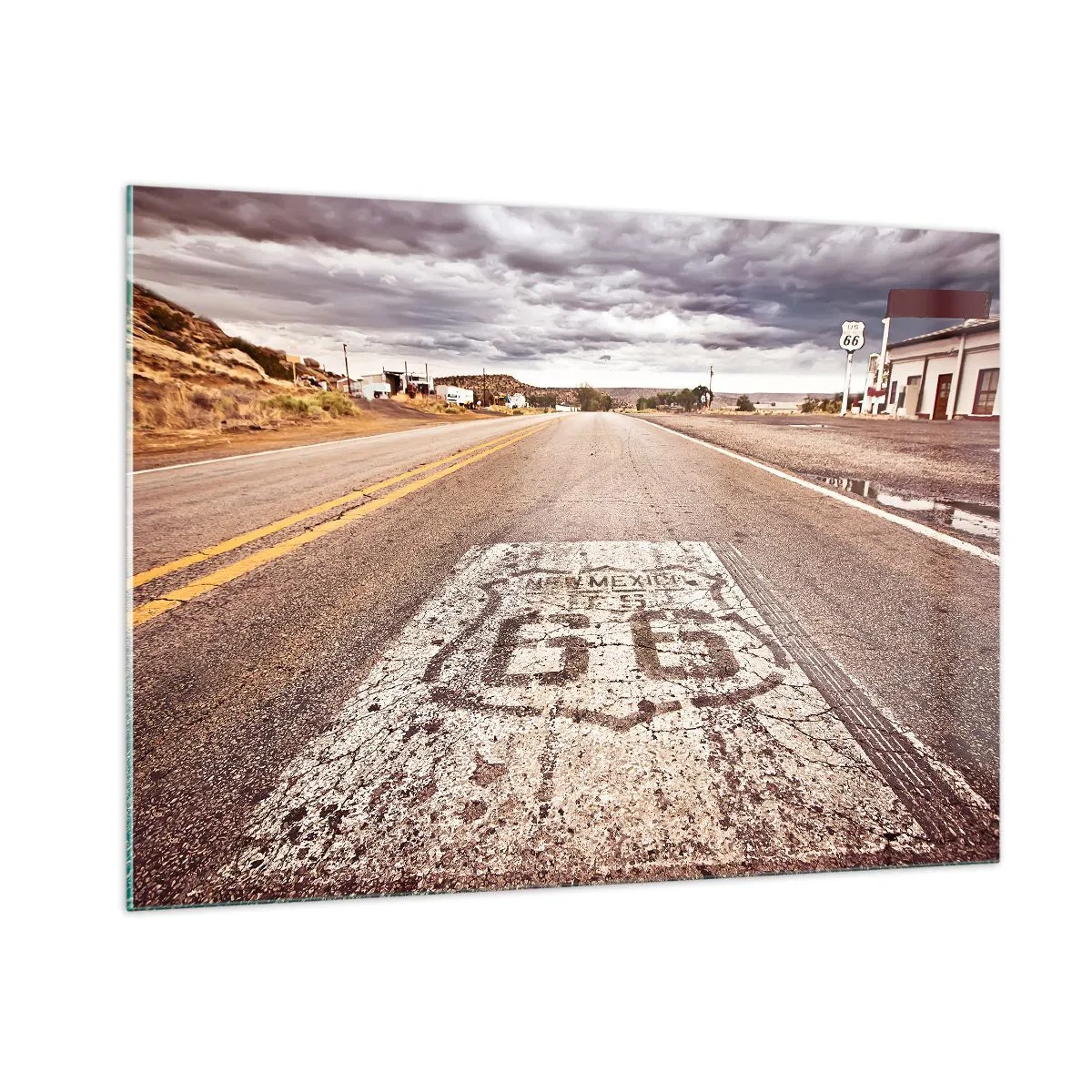Billede på glas - Mother Road - amerikansk legende - 100x70 cm