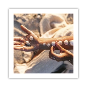 Plakat - Skønhed inden for rækkevidde - 50x50 cm