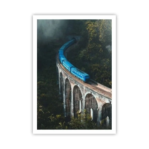 Plakat - Tog til naturen - 70x100 cm