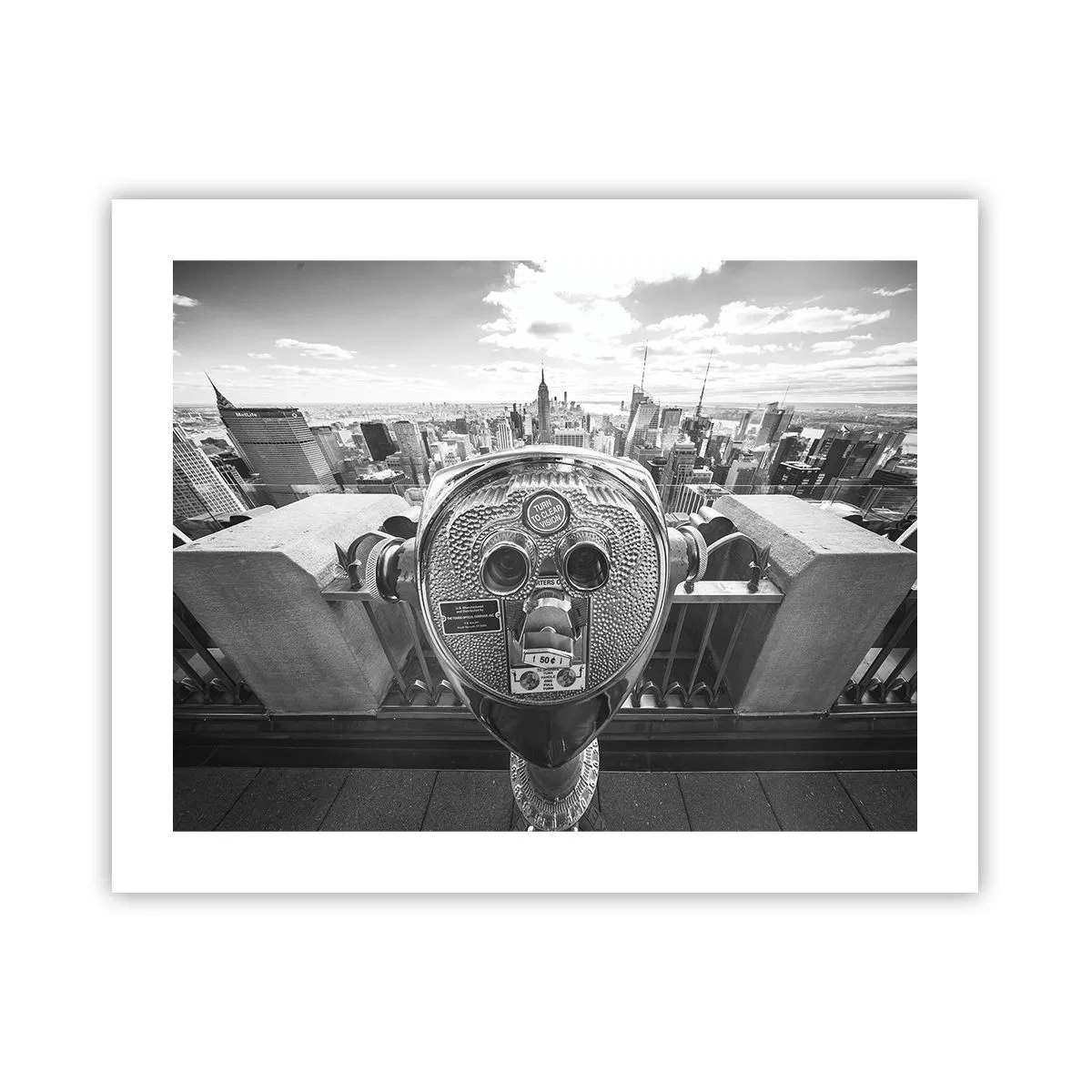 Plakat - Byen over byer - 50x40 cm