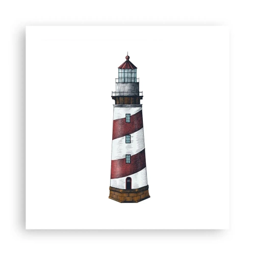 Plakat - Altid på vagt - 50x50 cm