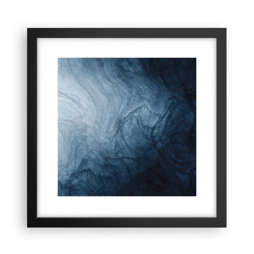 Plakat i sort ramme - Ind i dybet - 30x30 cm