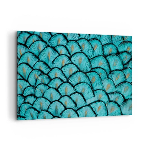 Lærredstryk - Billede på lærred - Den store fjer-galla - 120x80 cm