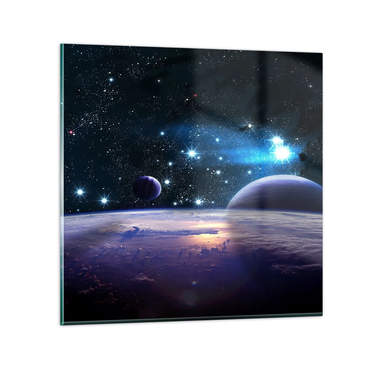 Billede på glas - Er du stadig alene? - 60x60 cm