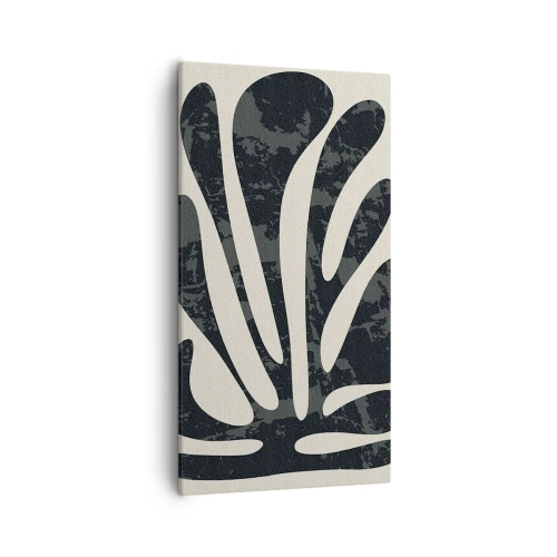 Lærredstryk - Billede på lærred - Abstraktion med flere fingre - 55x100 cm