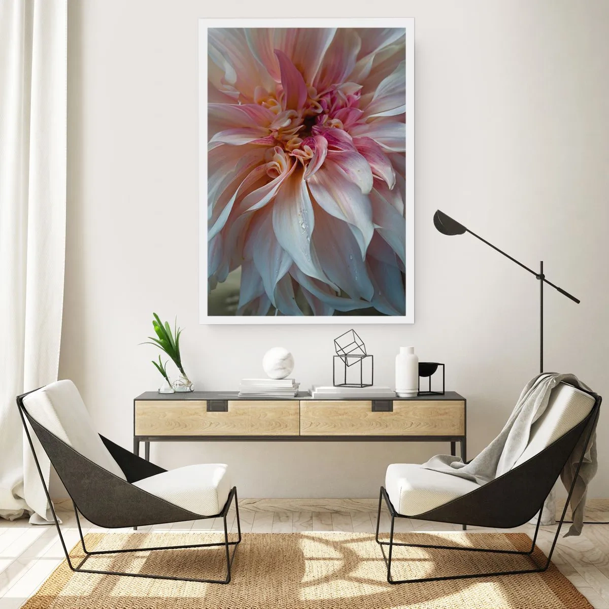 Plakat - Blomstrende friskhed - 61x91 cm