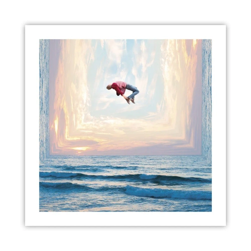 Plakat - Til en anden dimension - 50x50 cm