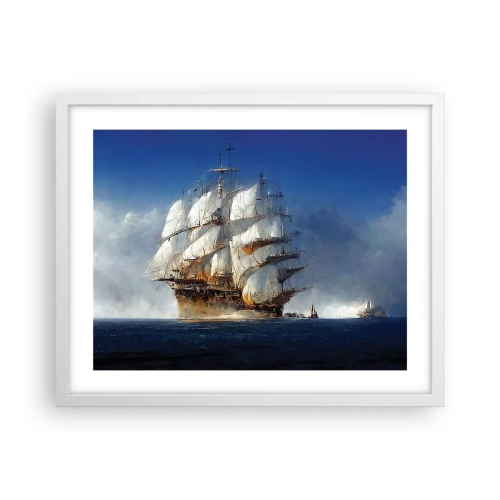 Plakat i hvid ramme - Den store herlighed! - 50x40 cm