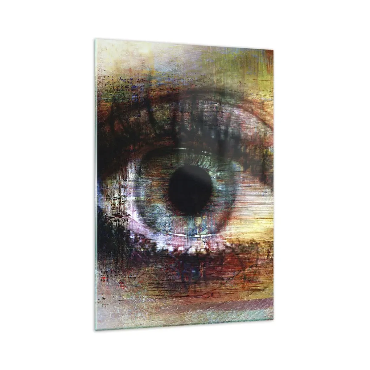 Billede på glas - Du kan se ind i sjælen - 80x120 cm