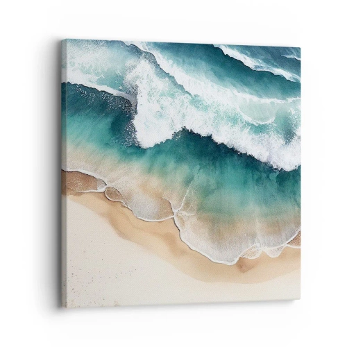 Lærredstryk - Billede på lærred - Et evigt møde - 30x30 cm