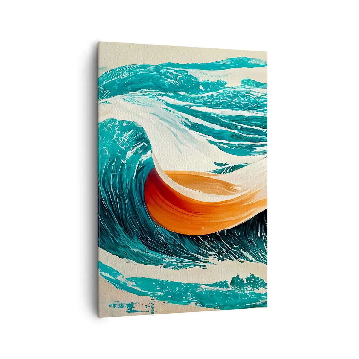 Lærredstryk - Billede på lærred - Surferens drøm - 70x100 cm