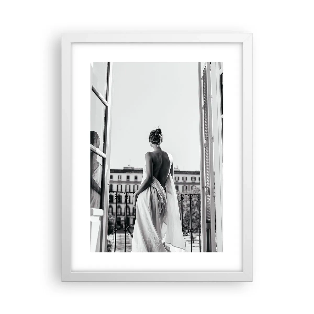 Plakat i hvid ramme - Vækning af sanserne - 30x40 cm