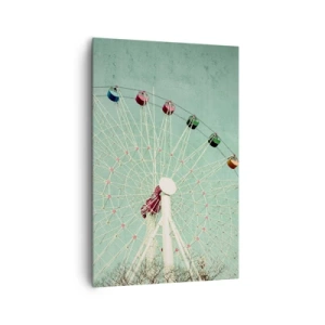 Lærredstryk - Billede på lærred - Vi inviterer dig til at lege - 80x120 cm