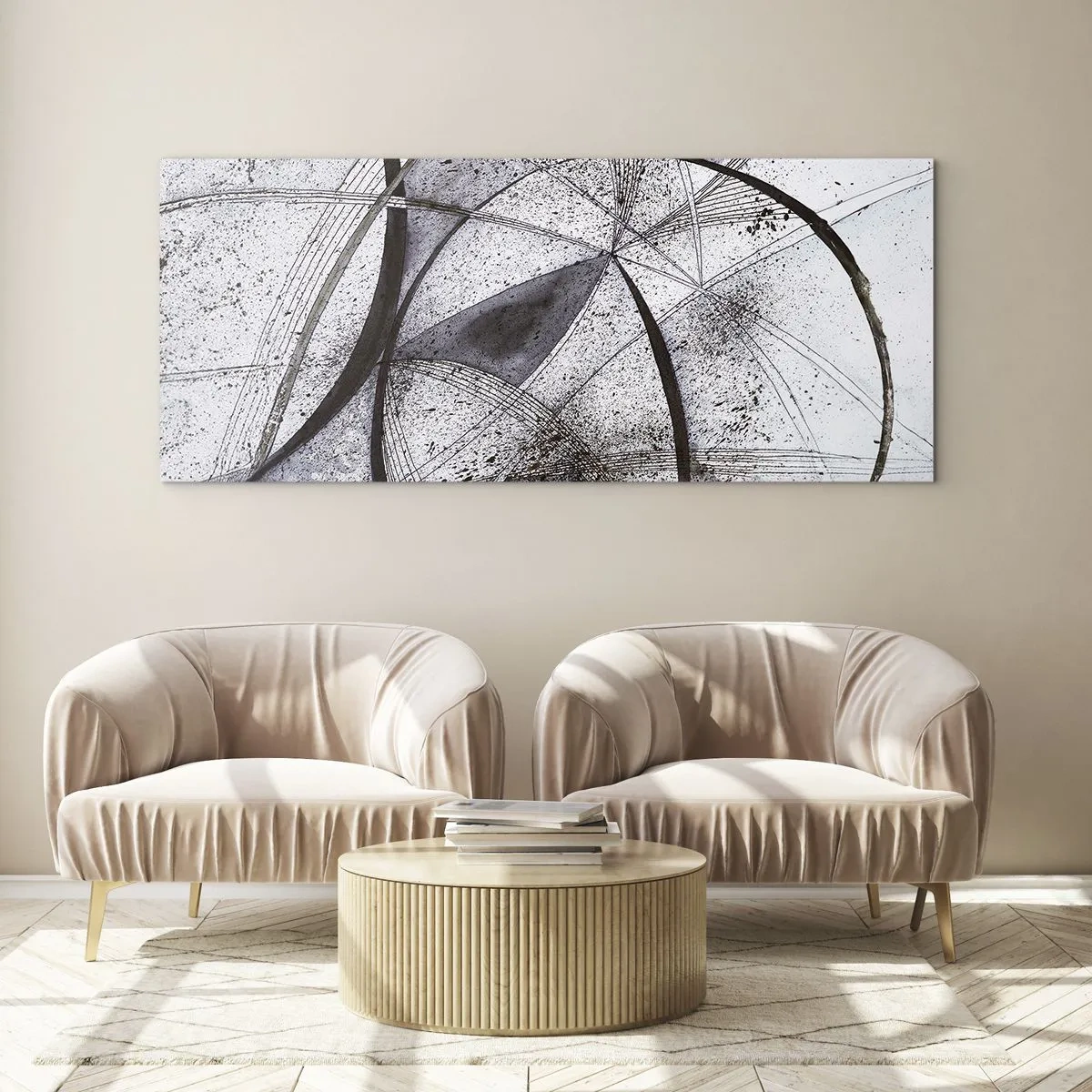 Billede på glas - Futuristisk fantasi - 100x40 cm