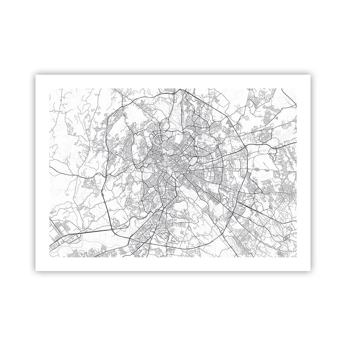 Plakat - Romersk cirkel - 70x50 cm