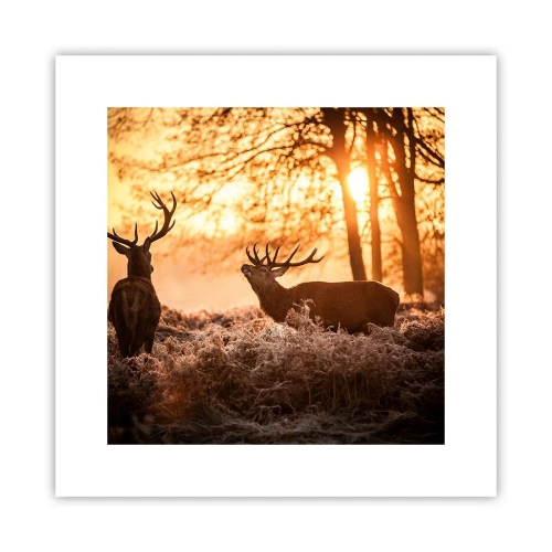 Plakat - En jægerdrøm - 30x30 cm