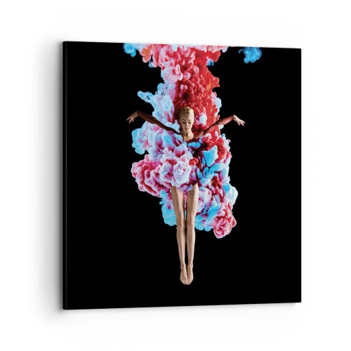 Lærredstryk - Billede på lærred - I fuld blomstring - 70x70 cm