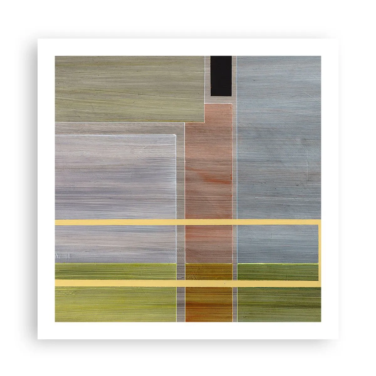 Plakat - Lige og rolig - 60x60 cm